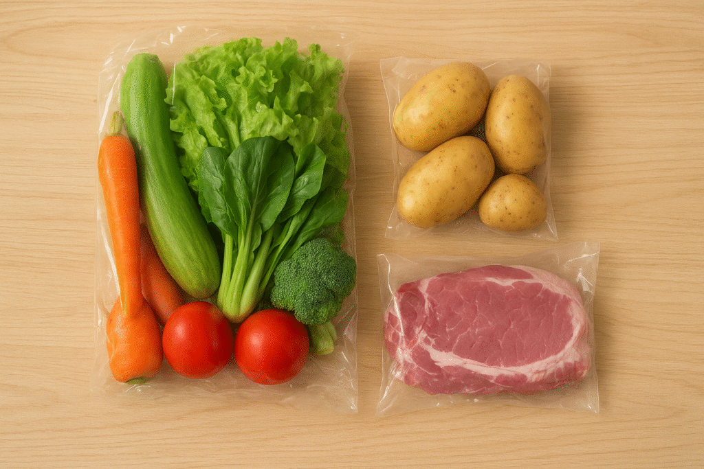 paket sayur segar dan daging di Bandung